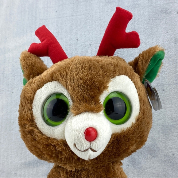 Ty Beanie Boos Comet the Reindeer 9 inch Beanbag Plush 2011 Christmas Teddybear - Picture 2 of 12